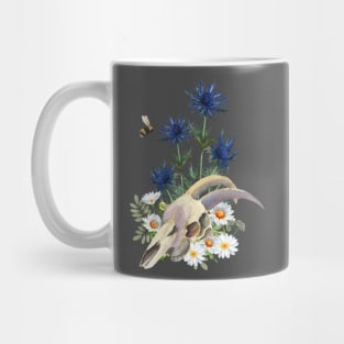 Wildflower Skull Mug